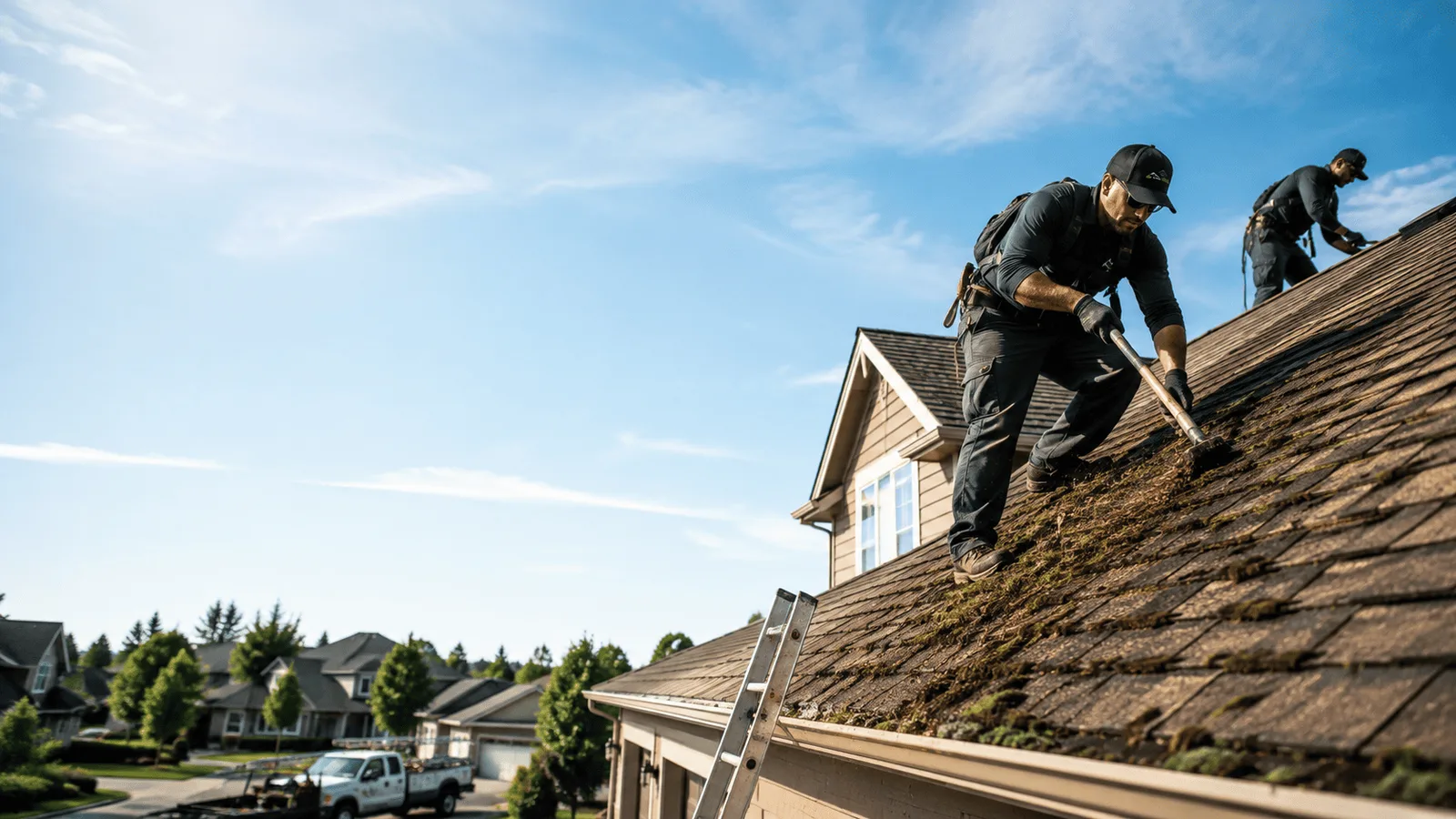 Roof Moss Removal in Hersey, MI near me